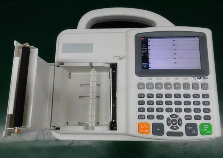 ISOCE 57in six channel ECGEKG 12 lead Electrocardiograph hot sale 6 channel ECG machine