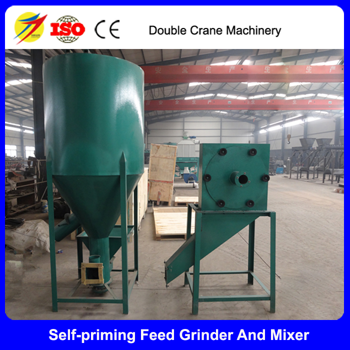 Selfpriming feed hammer mill and mixer machine for farm factory direct china
