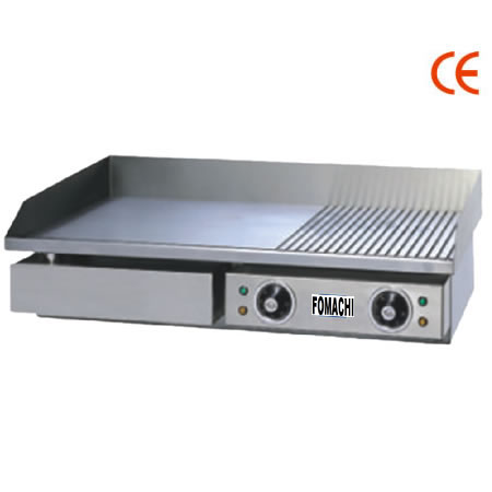 Counter Top Electric Griddle Half Flat Half Groove Griddle FMXWE104