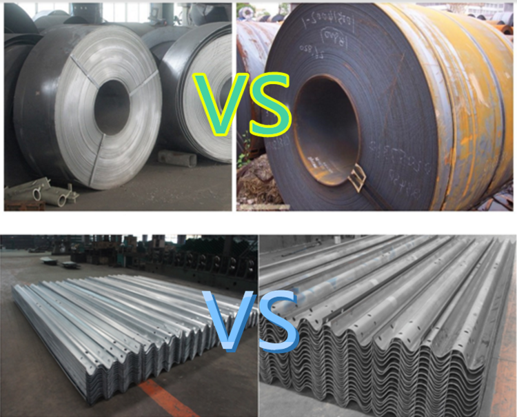 Steel Corrugated W Beam Highway Guardrail with Crash Barrier