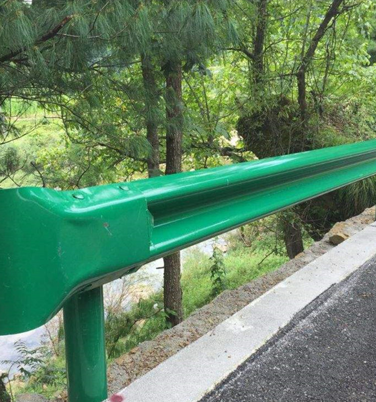 Steel Corrugated W Beam Highway Guardrail With Crash Barrier From China