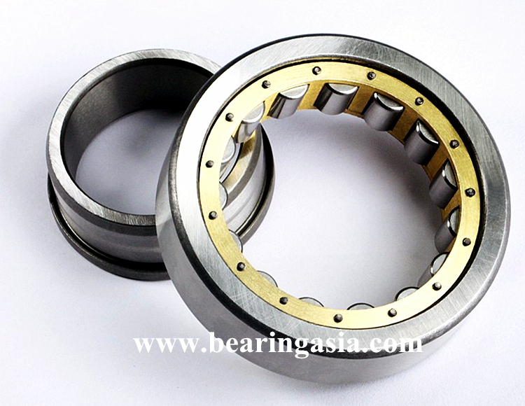 NJ1022 Cylindrical Roller BearingMud Pump Bearing Single RowStraight BoreNormal Clearance