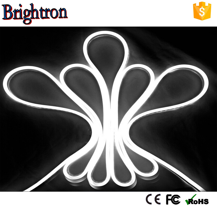 CE approved uniform intensity sparkle cable strip shapable led neon 5050 RGB LED Neon flex rope light