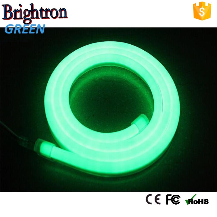 CE approved uniform intensity sparkle cable strip shapable led neon 5050 RGB LED Neon flex rope light