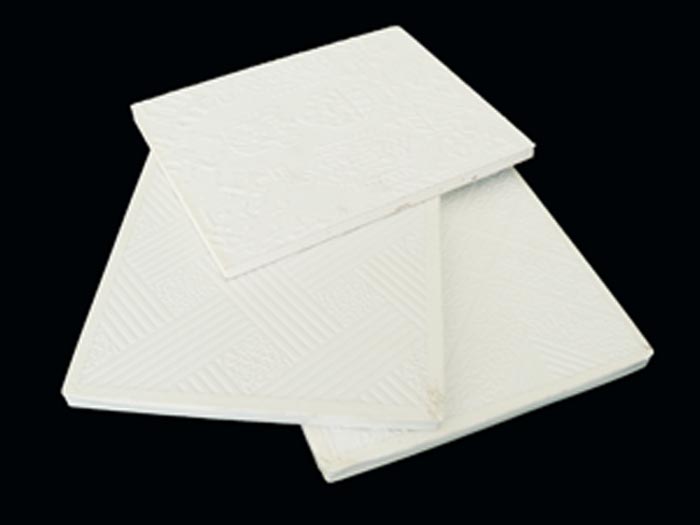 PVC gypsum ceiling tiles