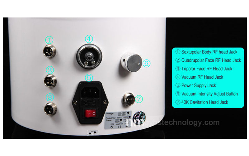 5in1 multifunctional Radio Frequency Vacuum ultrasonic cavitation machine