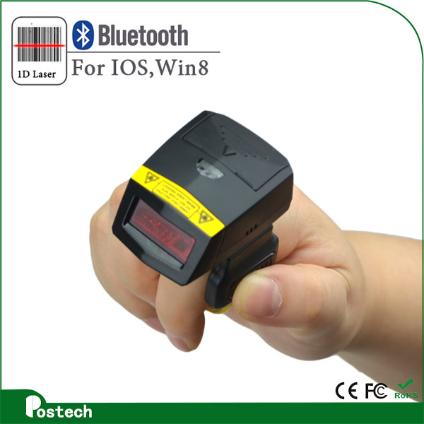 2D bluetooth barcode reader ringstyle barcode scanner