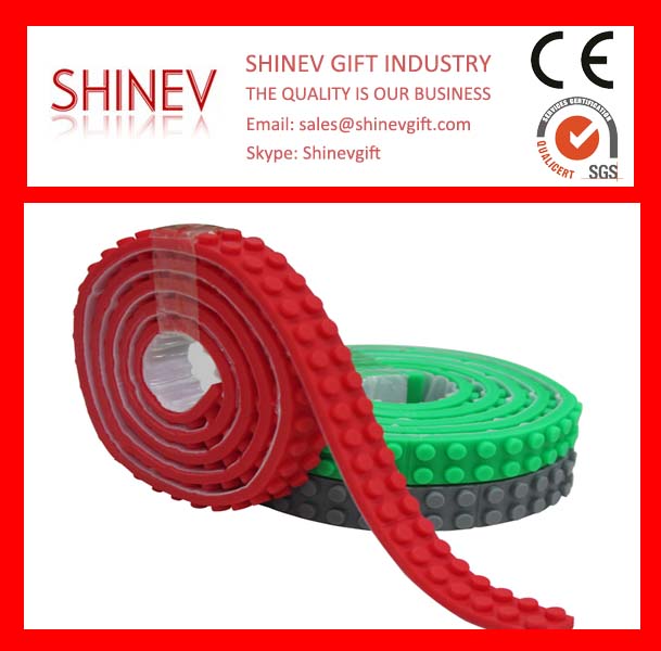 50100200cm NonToxic Soft Silicone Blocks Tape