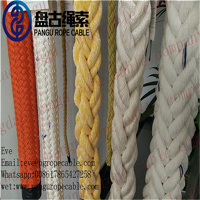 Pangu high strength 3strand polypropylene twisted marine ropes