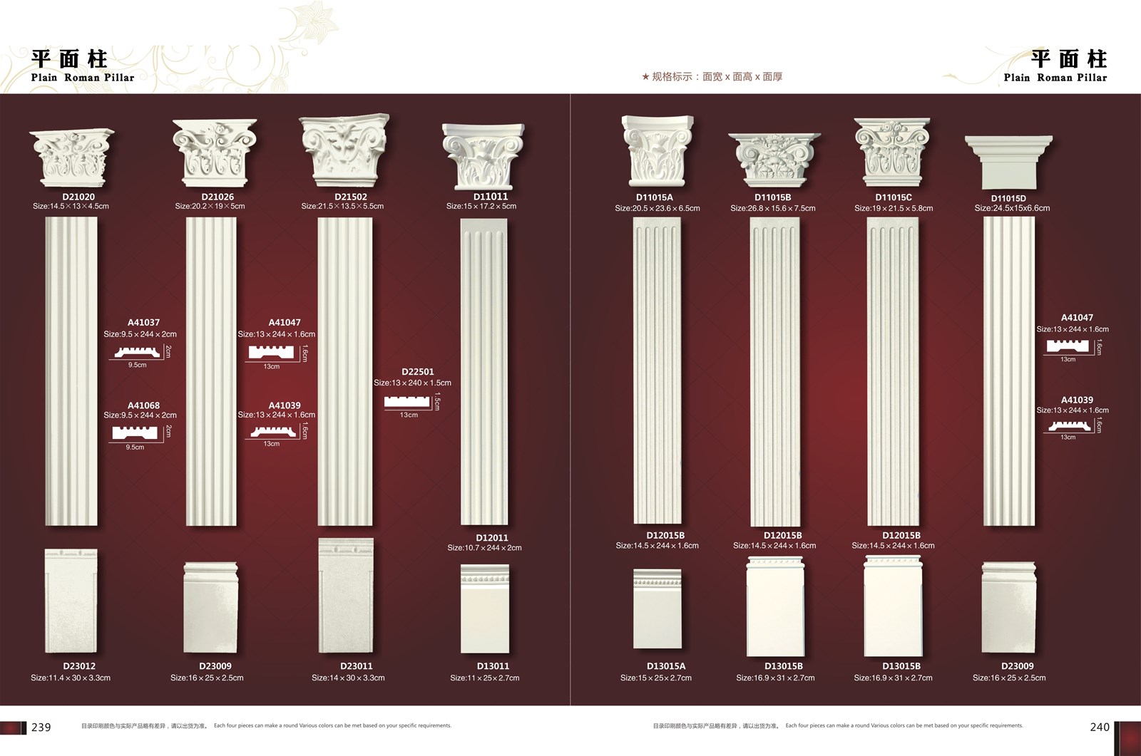 PU Roman Column