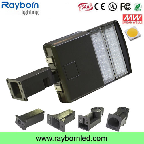 6500k Daylight Motion Sensor Parking Lot LED Shoebox Lighting 100W