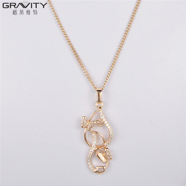 Latest unique design delicate workmanship 24k gold dubai butterfly bridal jewelry sets