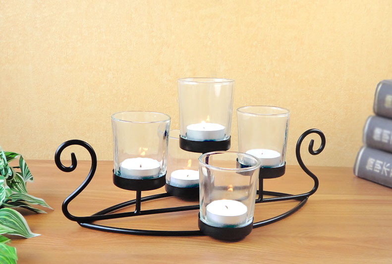 home decoration boat shaped candle holder