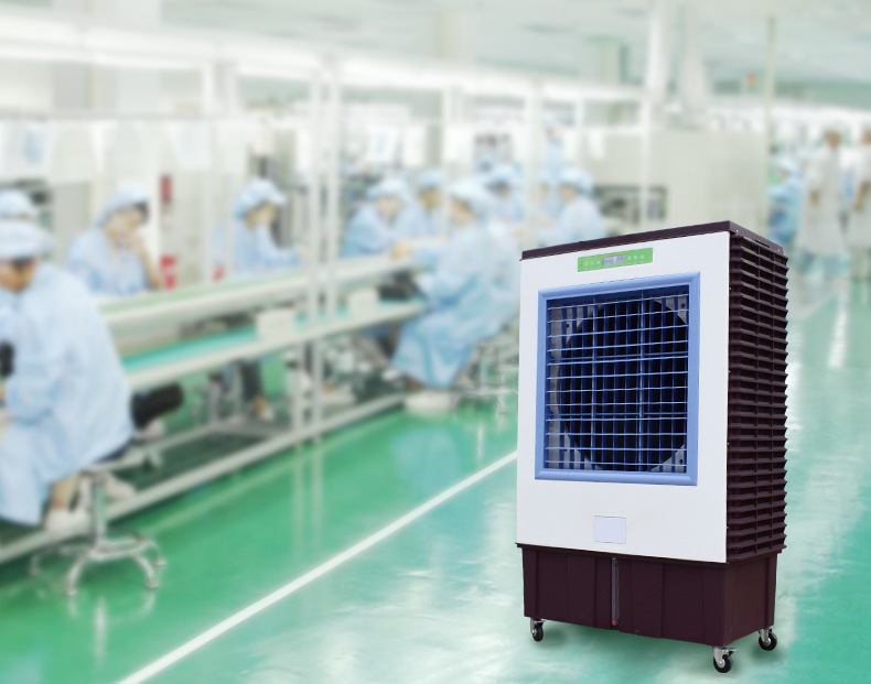 Water cooled mobile commercial air cooling fan industrial humidifier refrigerator