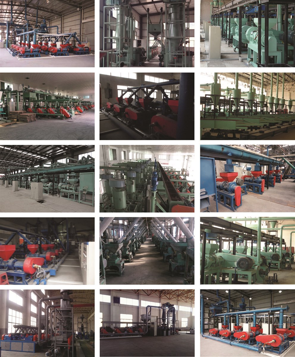 CE quality High output tire rubber powder grinding plant