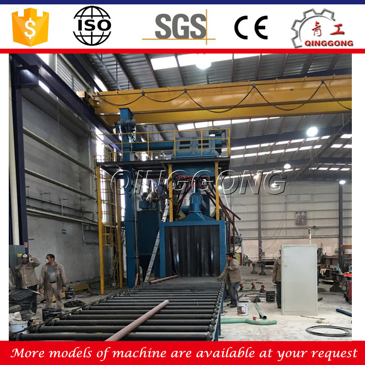 H Beam Roller Conveyor Shot Blasting Machine Price