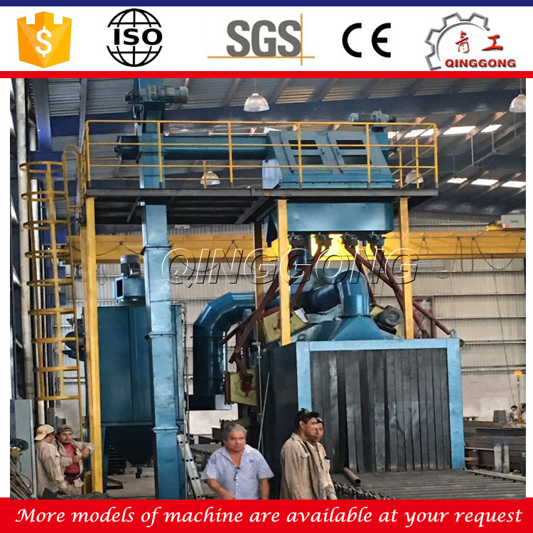 H Beam Roller Conveyor Shot Blasting Machine Price