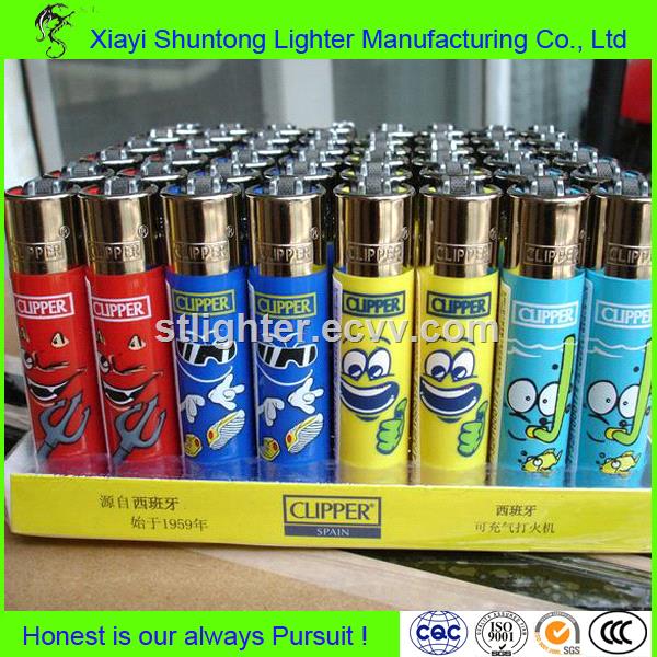 Good Repuation Low Price Transparent Clipper Lighter