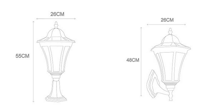 Black Solar Powered Post Base Mount Deck Post Light by Festive Lights