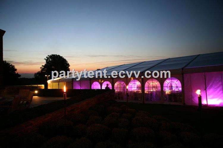 big outdoor luxury wedding tent