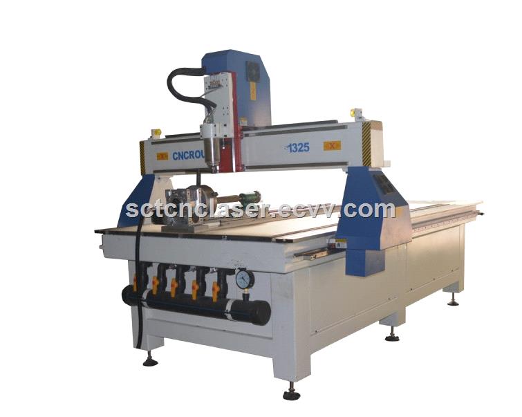 Rotary Attached 4 Axis CNC Router 1325 6090 1530