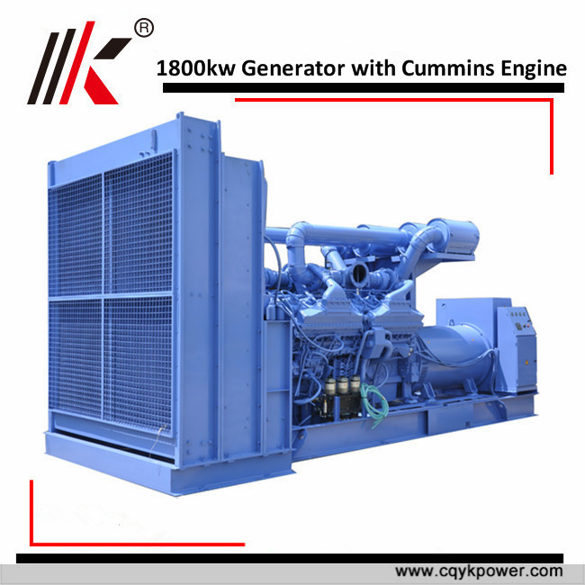 Cummins Power 1800kw Slient Diesel Generators with Soundproof Unique Noise ReductionTechnology