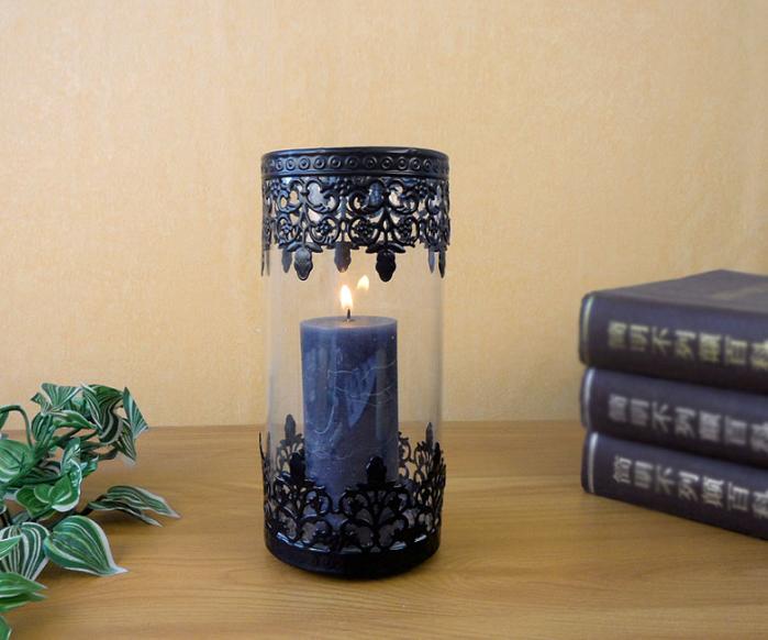 cylinder candle holder for home decoration