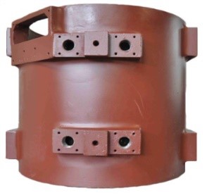 water-cooled motor case