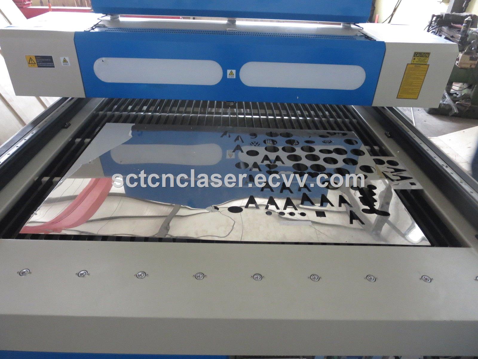 Metal and nonmetal mix co2 250 watts laser cutting machine