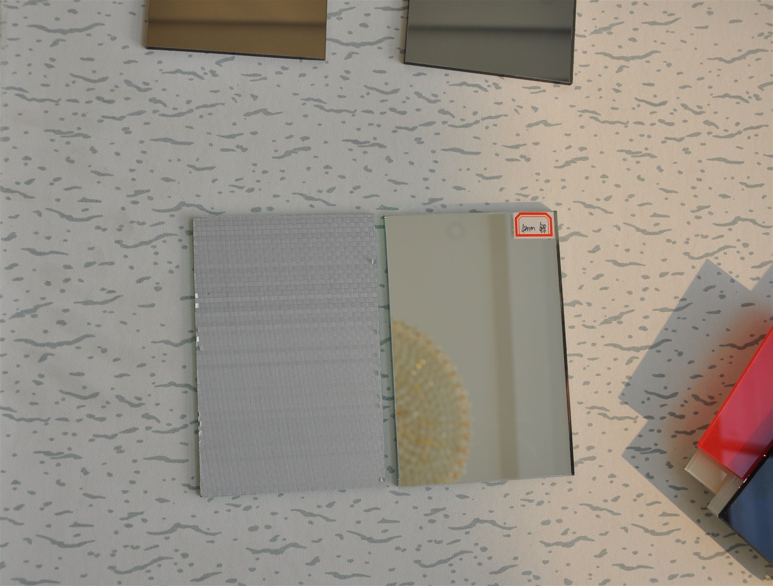 Cat I silver mirror or aluminum mirror mirror with smooth back film