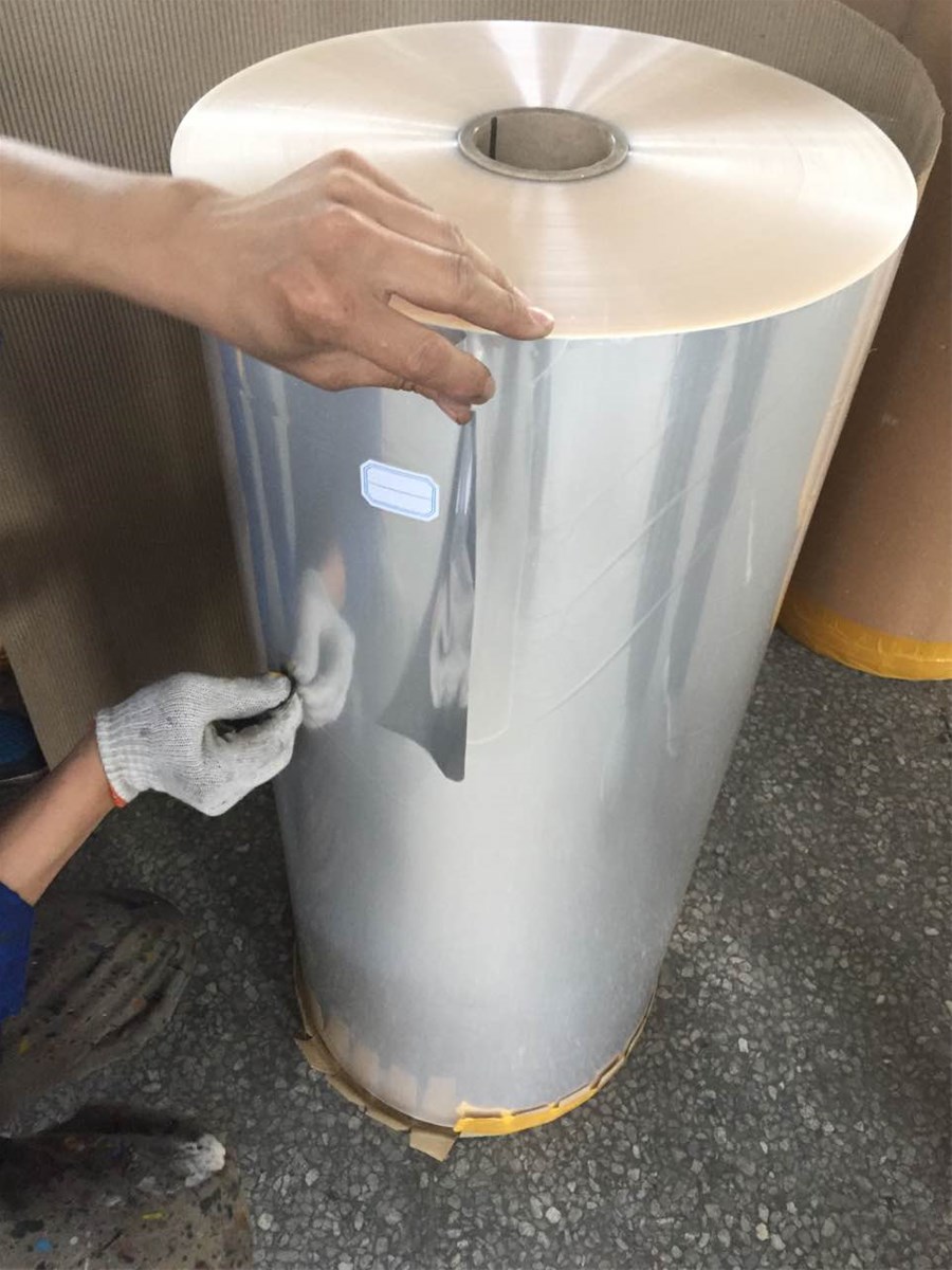 1518 micron Glossy Bopp Film for PP Woven Bag Lamination