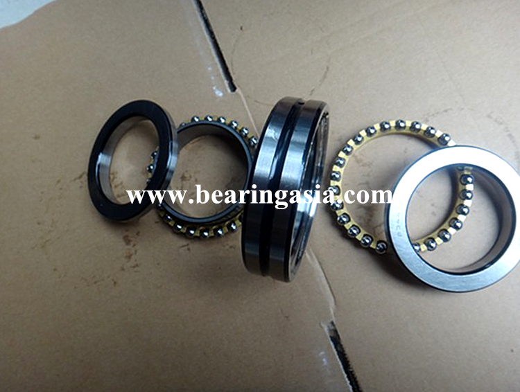 small axial bearing F38M 3x8x35 mm thrust ball bearing with stainless steel cage brass cage 