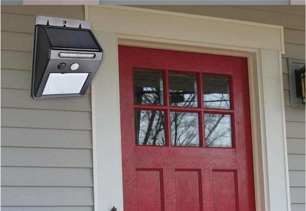 20 led Solar Power Motion Sensor Garden Security Lamp IP65 Waterproof Protection Level Solar Powered Wall Light