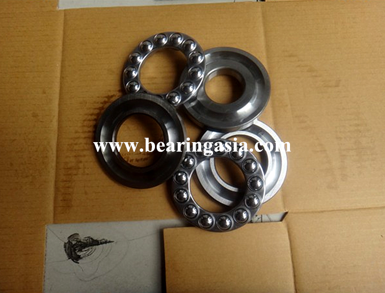 small axial bearing F38M 3x8x35 mm thrust ball bearing with stainless steel cage brass cage 