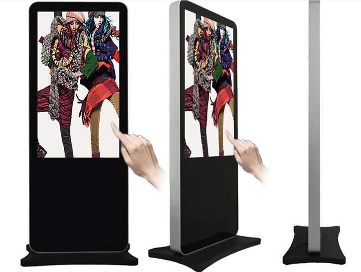42 Inch Floor Standing Customized Electronic Advertising Equipment Iphone Kiosk LCD Advertising Equipment