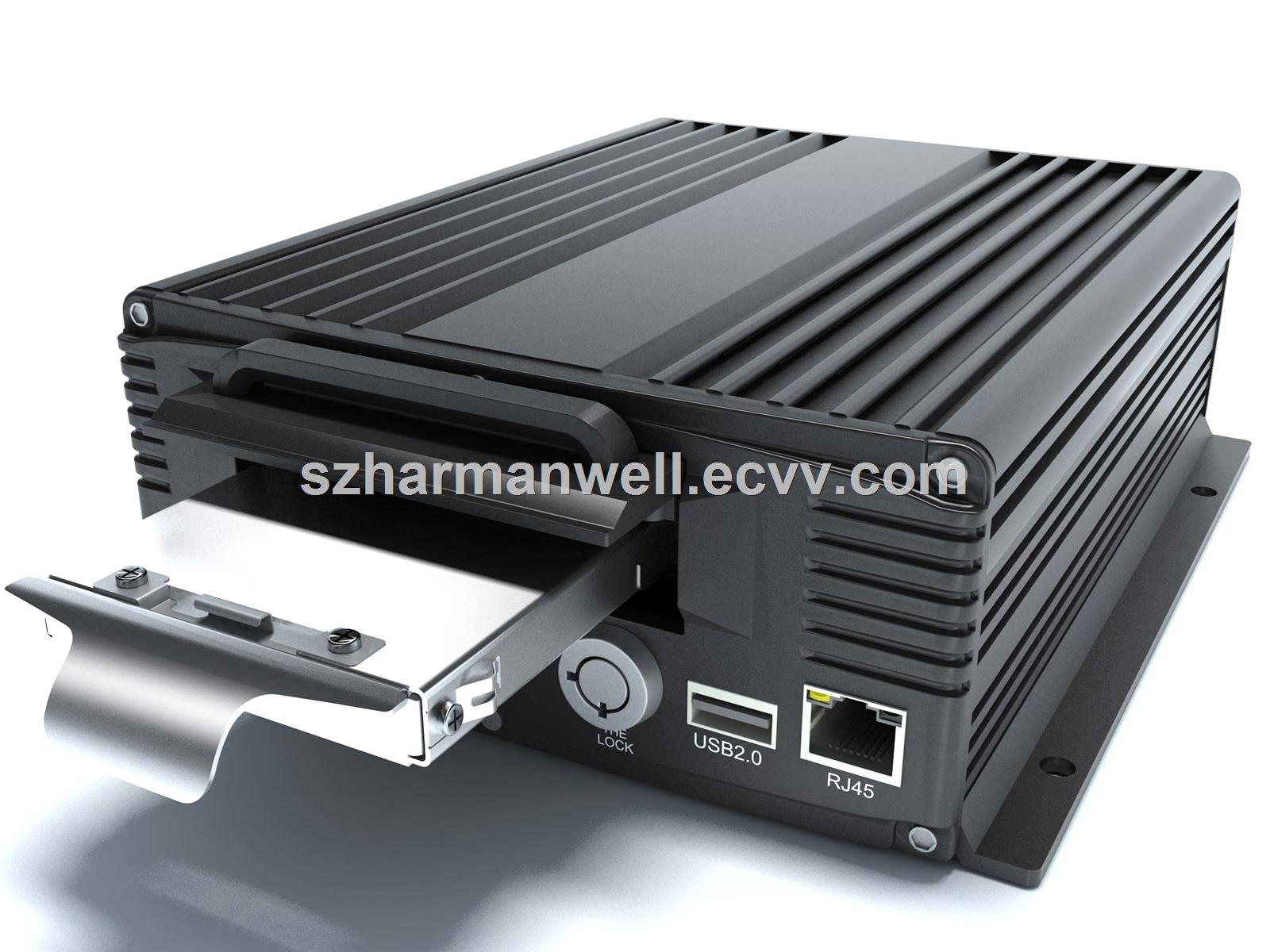 4 Channels Hard Disk storage mobile dvr