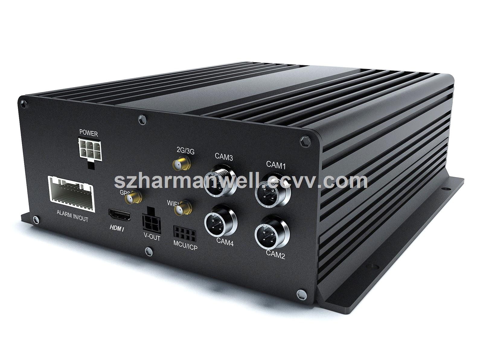 4 Channels Hard Disk storage mobile dvr