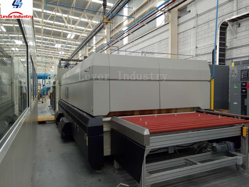Double Bending Glass Tempering furnace for Car rear glass