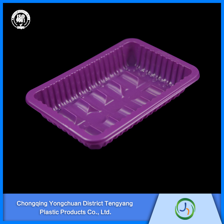 Clear PET plastic packing box for fresh fruits and vegetables