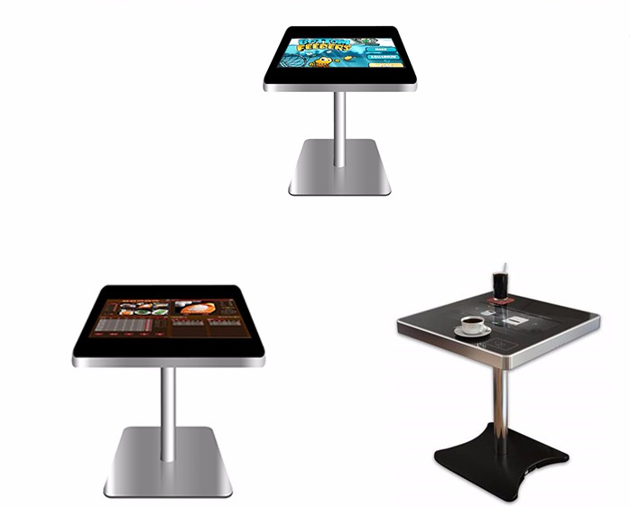 Interactive Touch Screen Coffee Table with Glass Top Center Table Design