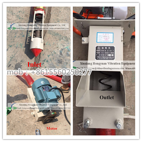 Timeproof protable household rapeseed screw conveyor