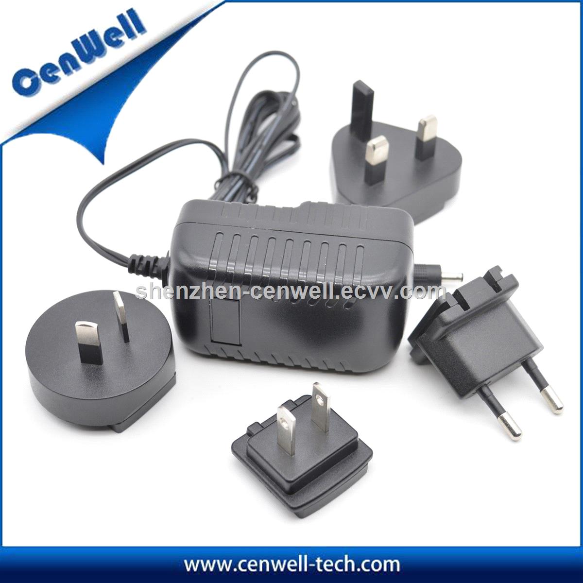 12v185a ac adapter interchangeable power adapter for led light
