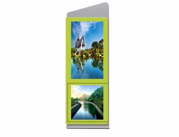 42 Weatherproof Dual Screen 1080P Stand Alone Outdoor LCD Advertising Display