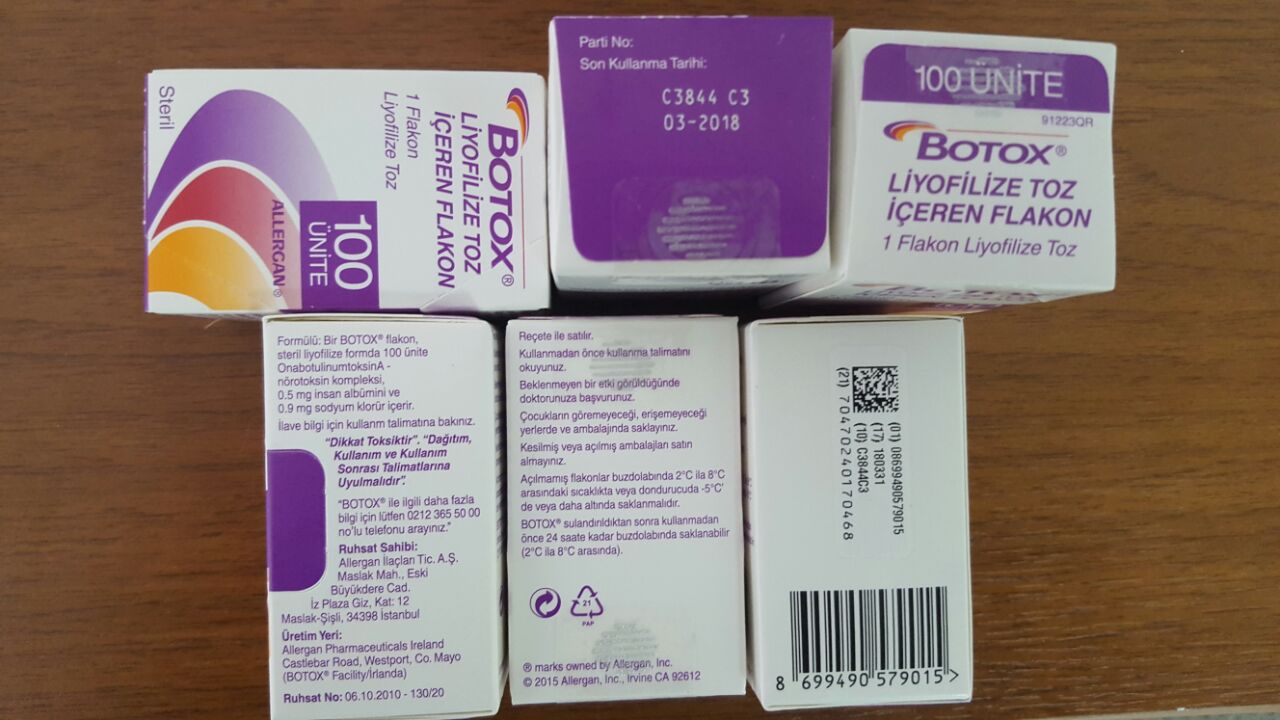 Botox100IU150IU for Injection Botulinum TypeA ManufacturerBotulin ABotox Supplier