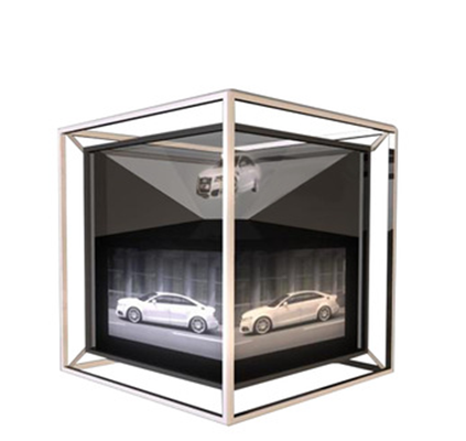 Customize shape OEM holographic film for shop window display with full HD Resolution