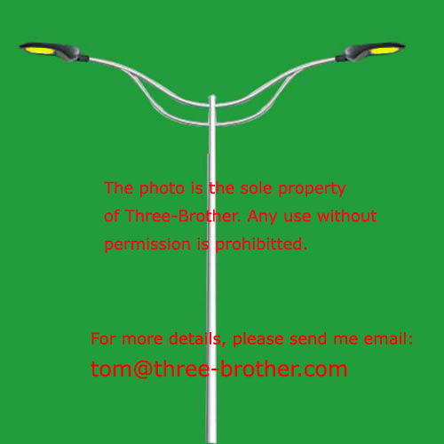 Double arm lighting pole TBP04