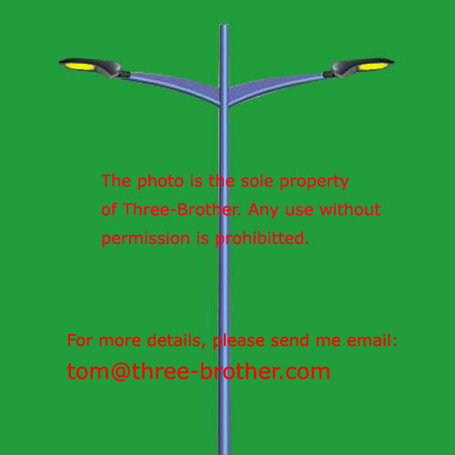 Double arm street lighting pole TBP05C
