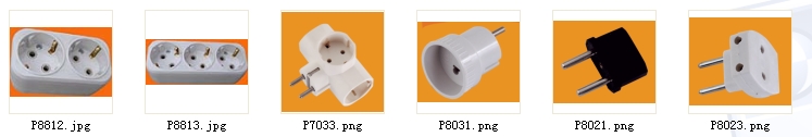 Flat Power Plug 16A 2pE Ce Approved German Type P8058