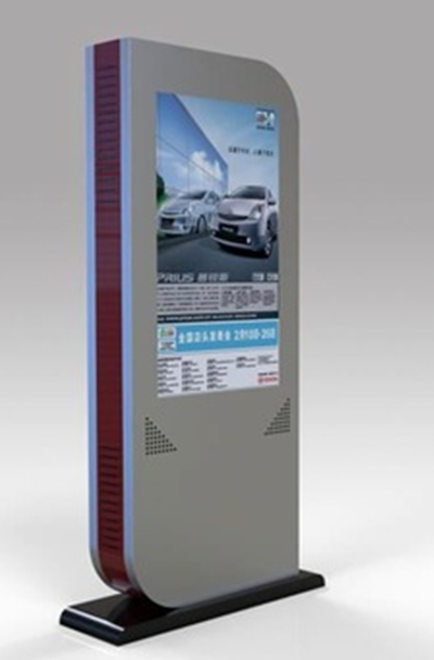 High Brightness floor stand lcd Advertising gas station high brightness outdoor dualscreen digital signage