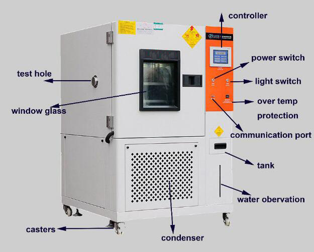 LCD Temperature Humidity Environmental Test Chamber